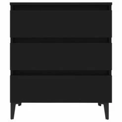 VidaXL Buffet Noir 60x35x69 cm Aggloméré -Buffets & bahuts Soldes image 4 806095