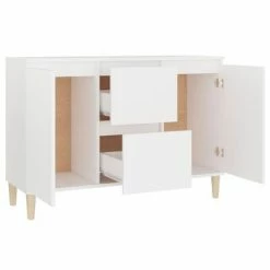 VidaXL Buffet Blanc 103,5x35x70 cm Aggloméré -Buffets & bahuts Soldes image 4 806103