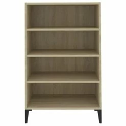 VidaXL Buffet Chêne sonoma 57x35x90 cm Aggloméré -Buffets & bahuts Soldes image 4 806133