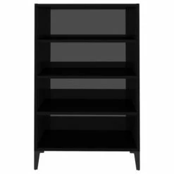VidaXL Buffet Noir brillant 57x35x90 cm Aggloméré 9 VidaXL Buffet Noir brillant 57x35x90 cm Aggloméré -Buffets & bahuts Soldes image 4 806137