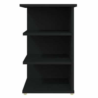 VidaXL Armoire latérale Noir 35x35x55 cm Aggloméré 4 VidaXL Armoire latérale Noir 35x35x55 cm Aggloméré – Image 4