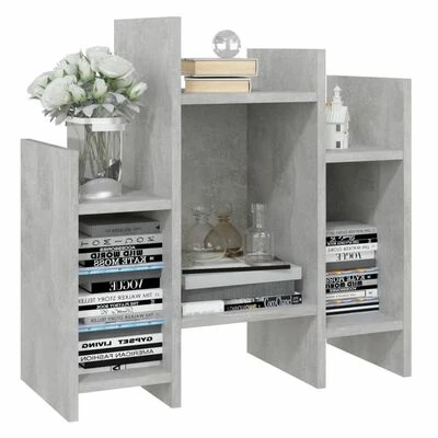 VidaXL Armoire latérale Gris béton 60x26x60 cm Aggloméré 4 VidaXL Armoire latérale Gris béton 60x26x60 cm Aggloméré – Image 4