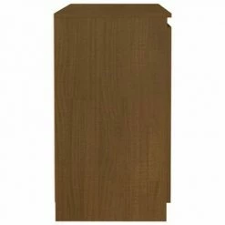 VidaXL Armoire d'appoint Marron miel 60x36x65 cm Bois de pin massif 9 VidaXL Armoire d'appoint Marron miel 60x36x65 cm Bois de pin massif -Buffets & bahuts Soldes image 4 808101