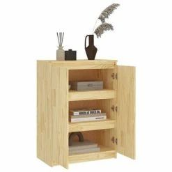 VidaXL Buffet 60x36x84 cm Bois de pin massif -Buffets & bahuts Soldes image 4 808108