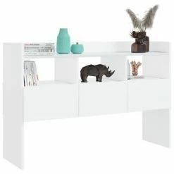 VidaXL Buffet Blanc 105x30x70 cm Aggloméré -Buffets & bahuts Soldes image 4 808377