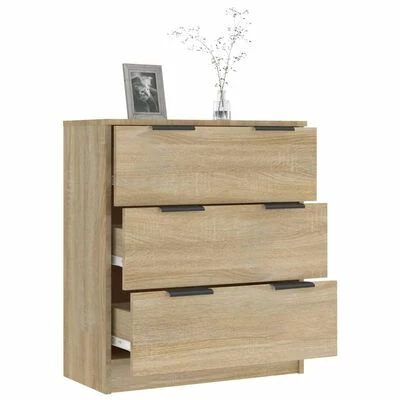 VidaXL Buffet Chêne sonoma 60x30x70 cm Bois d'ingénierie 4 VidaXL Buffet Chêne sonoma 60x30x70 cm Bois d'ingénierie – Image 4