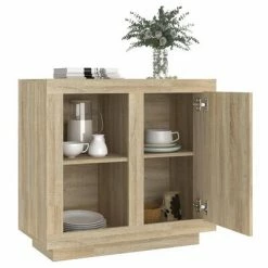 VidaXL Buffet Chêne sonoma 80x40x75 cm -Buffets & bahuts Soldes image 4 811829