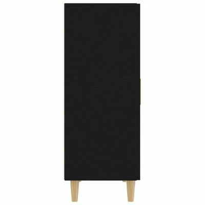 VidaXL Buffet Noir 70x34x90 cm Bois d'ingénierie 4 VidaXL Buffet Noir 70x34x90 cm Bois d'ingénierie – Image 4