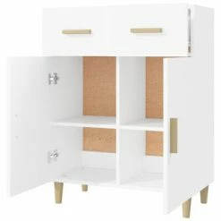 VidaXL Buffet Blanc 69,5x34x89 cm Bois d'ingénierie 9 VidaXL Buffet Blanc 69,5x34x89 cm Bois d'ingénierie -Buffets & bahuts Soldes image 4 812186