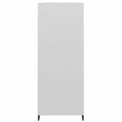 VidaXL Buffet Blanc brillant 69,5x32,5x90 cm Bois d'ingénierie -Buffets & bahuts Soldes image 4 812255