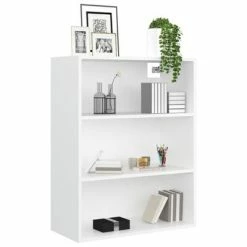 VidaXL Armoire murale suspendue Blanc 69,5x32,5x90 cm 9 VidaXL Armoire murale suspendue Blanc 69,5x32,5x90 cm -Buffets & bahuts Soldes image 4 812312
