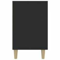 VidaXL Buffet Noir 100x36x60 cm Bois d'ingénierie -Buffets & bahuts Soldes image 4 812511
