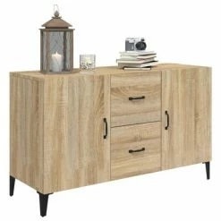 VidaXL Buffet Chêne sonoma 100x36x60 cm Bois d'ingénierie -Buffets & bahuts Soldes image 4 812522