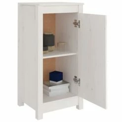VidaXL Buffets 2 pcs Blanc 40x35x80 cm Bois massif de pin -Buffets & bahuts Soldes image 4 813727