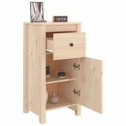VidaXL Buffets 2 pcs 40x35x80 cm Bois massif de pin -Buffets & bahuts Soldes image 4 813755
