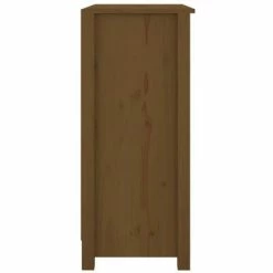 VidaXL Buffet Marron miel 70x35x80 cm Bois massif de pin -Buffets & bahuts Soldes image 4 813767