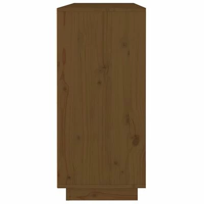 VidaXL Buffet Marron miel 110x34x75 cm Bois massif de pin 4 VidaXL Buffet Marron miel 110x34x75 cm Bois massif de pin – Image 4