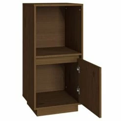 VidaXL Buffet Marron miel 38x35x80 cm Bois massif de pin -Buffets & bahuts Soldes image 4 814347