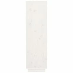 VidaXL Buffet Blanc 38x35x117 cm Bois massif de pin -Buffets & bahuts Soldes image 4 814360