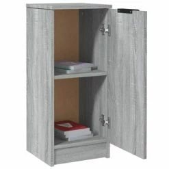 VidaXL Buffets 2 pcs Sonoma gris 30x30x70 cm Bois d'ingénierie -Buffets & bahuts Soldes image 4 817009