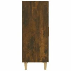 VidaXL Buffet Chêne fumé 70x34x90 cm Bois d'ingénierie -Buffets & bahuts Soldes image 4 817327