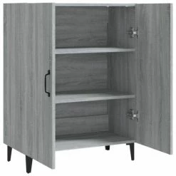 VidaXL Buffet Sonoma gris 70x34x90 cm Bois d'ingénierie -Buffets & bahuts Soldes image 4 817331