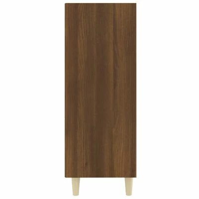VidaXL Buffet Chêne marron 69,5x32,5x90 cm Bois d'ingénierie 4 VidaXL Buffet Chêne marron 69,5x32,5x90 cm Bois d'ingénierie – Image 4