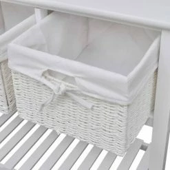 VidaXL Buffet de rangement Blanc -Buffets & bahuts Soldes image 5 242432