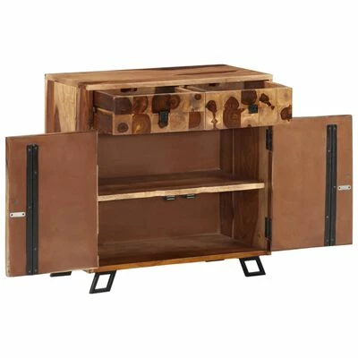 VidaXL Buffet Bois massif de Sesham 65 x 35 x 65 cm 5 VidaXL Buffet Bois massif de Sesham 65 x 35 x 65 cm – Image 5