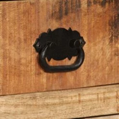 VidaXL Buffet avec étagères en bois de manguier massif 65x30x180 cm -Buffets & bahuts Soldes image 5 244943