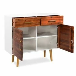 VidaXL Buffet Bois d'acacia massif 90 x 33,5 x 83 cm -Buffets & bahuts Soldes image 5 245741