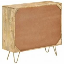VidaXL Buffet 80x30x75 cm Bois de manguier solide -Buffets & bahuts Soldes image 5 246155