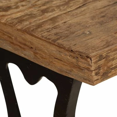 VidaXL Table console Bois de récupération massif 120 x 40 x 76 cm 5 VidaXL Table console Bois de récupération massif 120 x 40 x 76 cm – Image 5