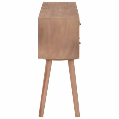 VidaXL Table console avec 8 tiroirs 120 x 30 x 76 cm Bois de pin massif 5 VidaXL Table console avec 8 tiroirs 120 x 30 x 76 cm Bois de pin massif – Image 5