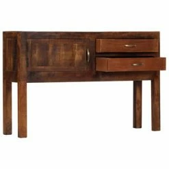 VidaXL Buffet 118x30x75 cm Bois de manguier massif -Buffets & bahuts Soldes image 5 247965