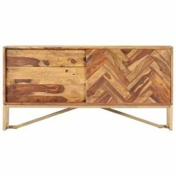 VidaXL Buffet 118 x 30 x 60 cm Bois massif de Sesham -Buffets & bahuts Soldes image 5 247997