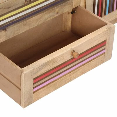 VidaXL Buffet 100 x 30 x 75 cm Bois de manguier massif 5 VidaXL Buffet 100 x 30 x 75 cm Bois de manguier massif – Image 5