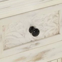 VidaXL Buffet Blanc 65 x 30 x 75 cm Bois de manguier massif 10 VidaXL Buffet Blanc 65 x 30 x 75 cm Bois de manguier massif -Buffets & bahuts Soldes image 5 249871