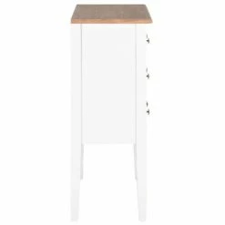 VidaXL Buffet Blanc 54 x 30 x 80 cm Bois massif -Buffets & bahuts Soldes image 5 280075