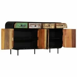 VidaXL Buffet Bois de récupération solide 140 x 35 x 76 cm -Buffets & bahuts Soldes image 5 282885