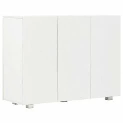 VidaXL Buffet Blanc brillant 107 x 35 x 76 cm -Buffets & bahuts Soldes image 5 283718