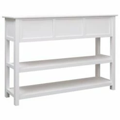 VidaXL Buffet Blanc 115 x 30 x 76 cm Bois -Buffets & bahuts Soldes image 5 284167