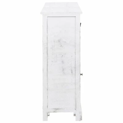 VidaXL Buffet avec 10 tiroirs Blanc 113 x 30 x 79 cm Bois 5 VidaXL Buffet avec 10 tiroirs Blanc 113 x 30 x 79 cm Bois – Image 5