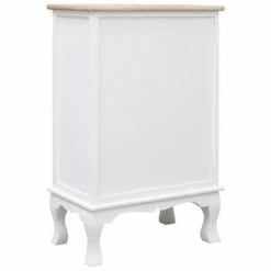 VidaXL Armoire à tiroirs Blanc 50 x 30 x 80 cm Bois -Buffets & bahuts Soldes image 5 284181
