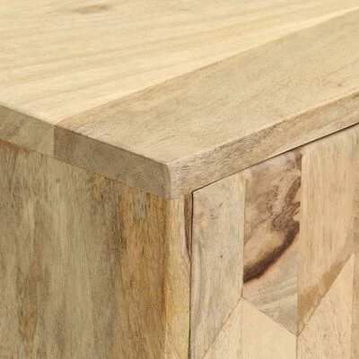 VidaXL Commode 75 x 35 x 75 cm Bois de manguier massif 5 VidaXL Commode 75 x 35 x 75 cm Bois de manguier massif – Image 5