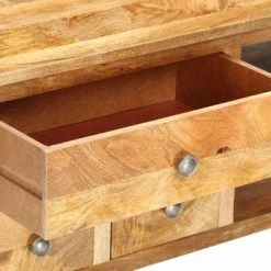 VidaXL Buffet 102x35x61 cm Bois de manguier massif -Buffets & bahuts Soldes image 5 286295