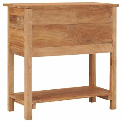 VidaXL Buffet 78x35x80 cm Bois de teck massif 5 VidaXL Buffet 78x35x80 cm Bois de teck massif – Image 5