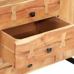 VidaXL Buffet 150x40x75 cm Bois d'acacia massif -Buffets & bahuts Soldes image 5 287340