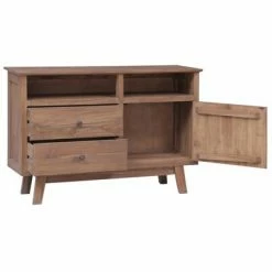 VidaXL Buffet 100x30x68 cm Bois de teck massif -Buffets & bahuts Soldes image 5 287738