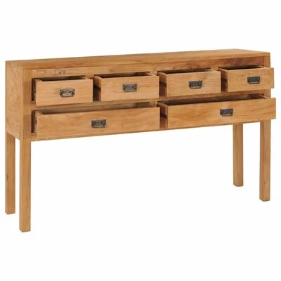 VidaXL Buffet 125x30x75 cm Bois de teck massif 5 VidaXL Buffet 125x30x75 cm Bois de teck massif – Image 5
